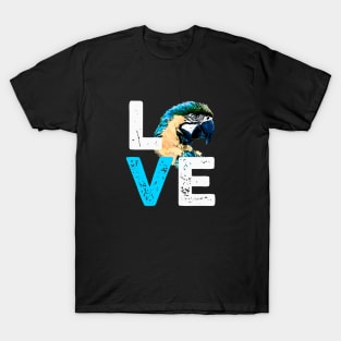 Macaw Parrot Love Funny T-Shirt